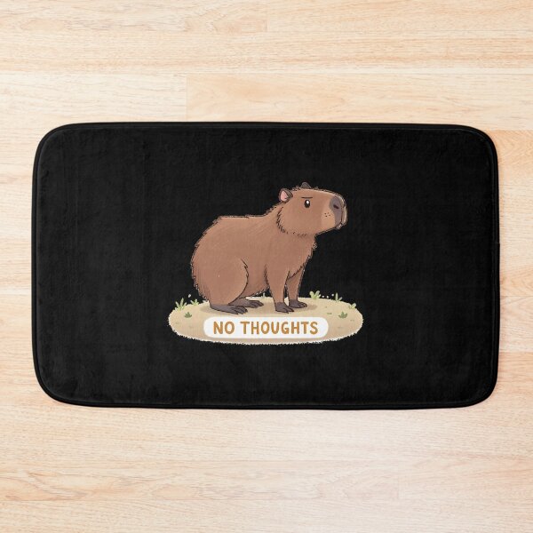 Item preview, No Thoughts Head Empty Capybara designed and sold by rnjqgiqk33.