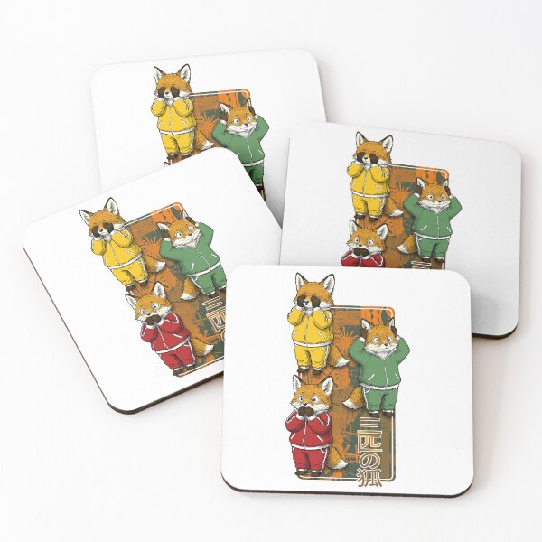 Item preview, Three foxes designed and sold by krabbaraban.