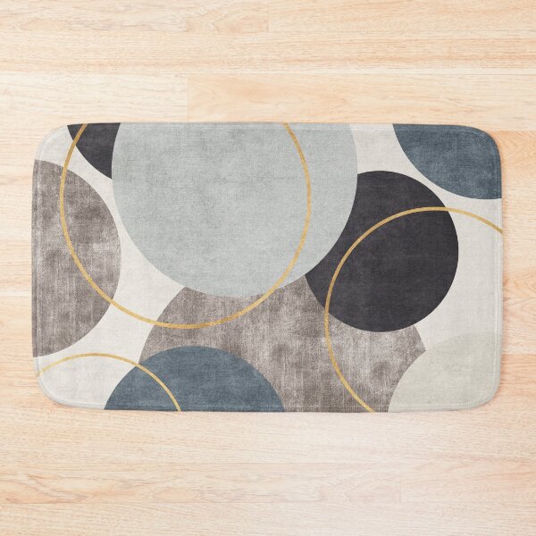 Item preview, Neutral Minimalist Geometric Circles Gold Accent Japandi designed and sold by CharmedVille.
