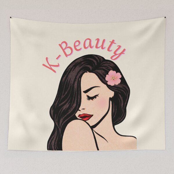 Item preview, K-Beauty Girl – Korean Pop Culture & Hallyu Wave Aesthetics designed and sold by mycreastyle.