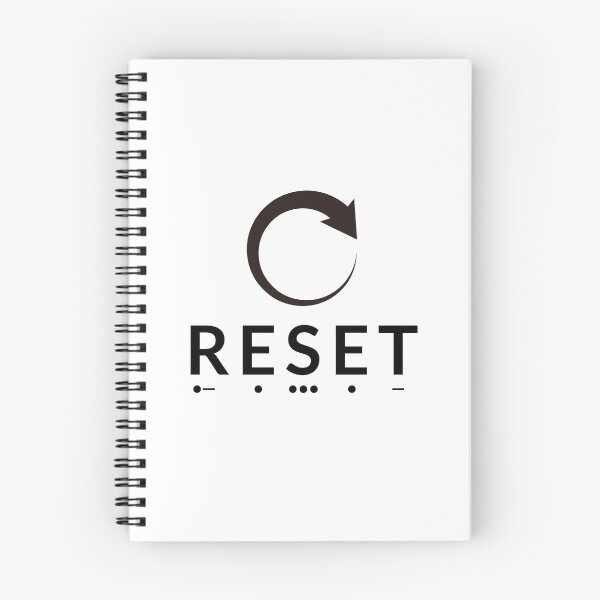 Item preview, Reset Morse Code Social Battery Minimalist Art designed and sold by AVO-SOURCE.
