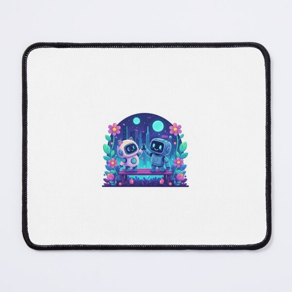 Item preview, Cute Futuristic Robot Friends designed and sold by TrendTonic1.