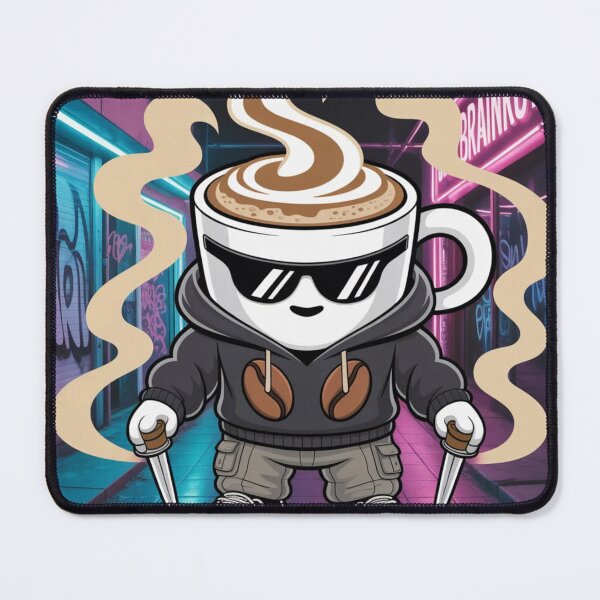 Item preview, Brainrot Cappuccino Assassin – Cool Street Coffee designed and sold by Pink Decor .