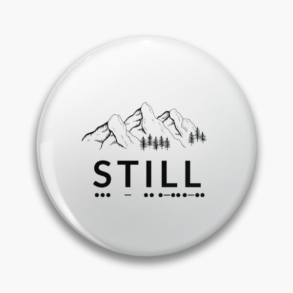 Item preview, Still Morse Code Mountain Minimalist Art designed and sold by AVO-SOURCE.