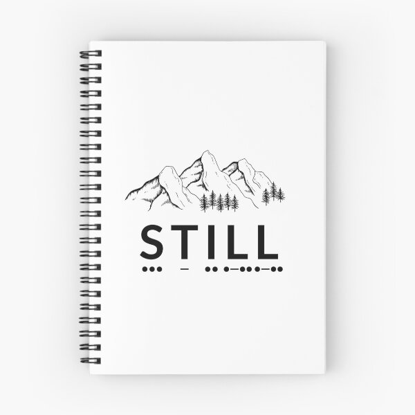 Item preview, Still Morse Code Mountain Minimalist Art designed and sold by AVO-SOURCE.