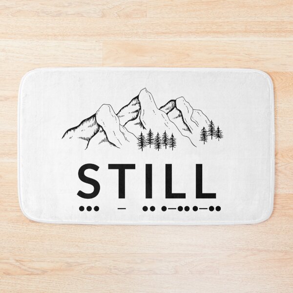 Item preview, Still Morse Code Mountain Minimalist Art designed and sold by AVO-SOURCE.