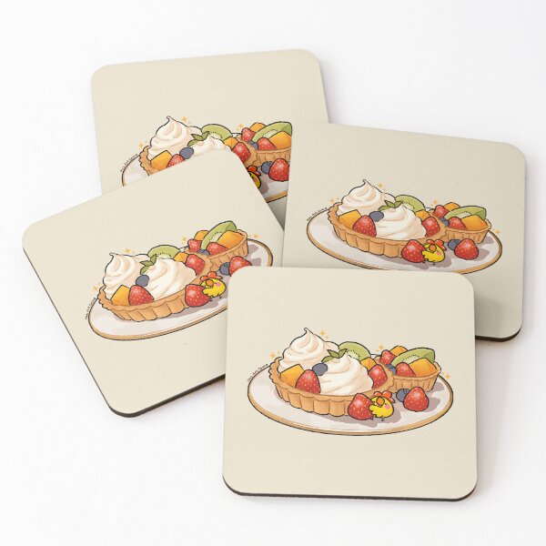 Item preview, Little Chicken Eating Giant Fruit Pie designed and sold by NasDoodleArt.