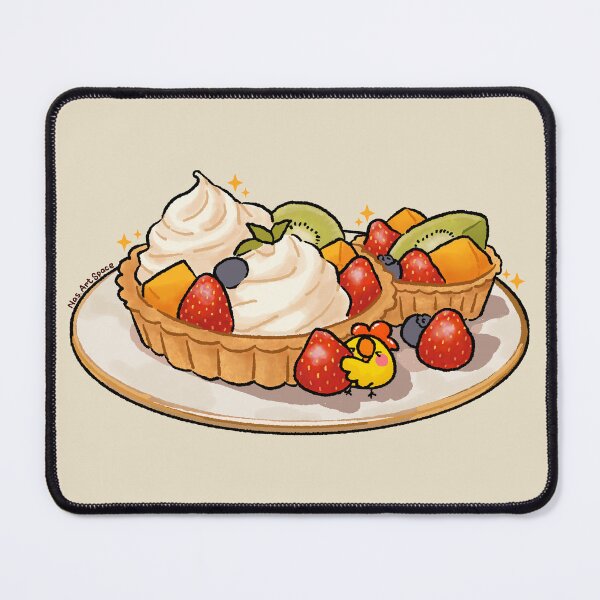Item preview, Little Chicken Eating Giant Fruit Pie designed and sold by NasDoodleArt.
