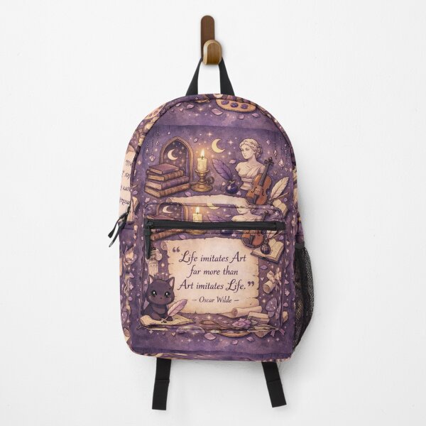 Item preview, Life imitates art. Oscar Wilde quote: Aesthetics designed and sold by Mauswohn.