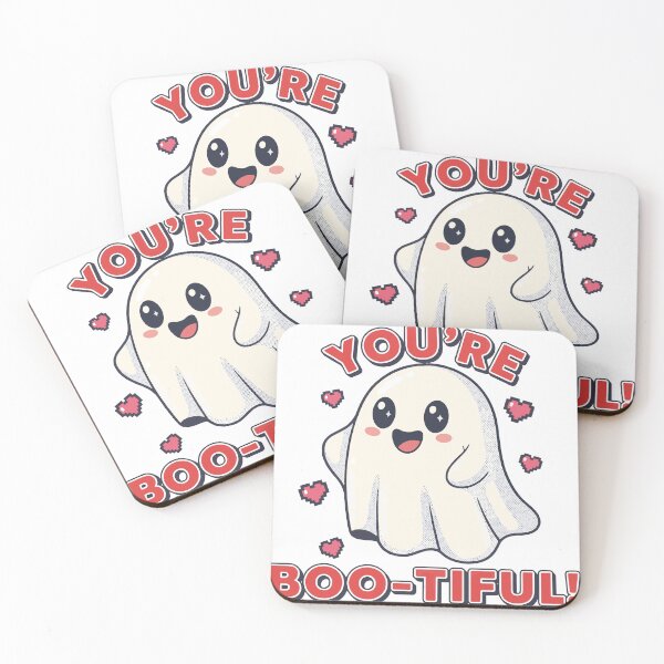 Item preview, You're Boo-tiful Cute Ghost Valentine Shirt | Funny Love Halloween Couple Tee designed and sold by Snout & Shout..