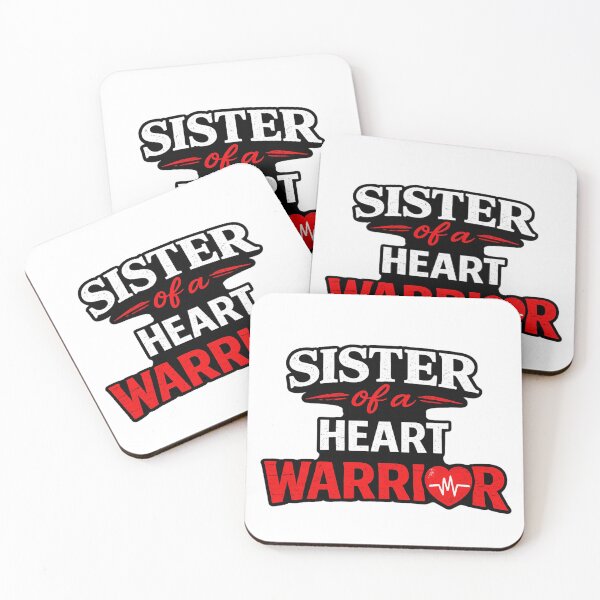Item preview, Sister of a Heart Warrior Typography designed and sold by madebysiwa.