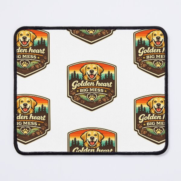 Item preview, Golden Heart Big Mess Golden Retriever Gift designed and sold by WildVista.