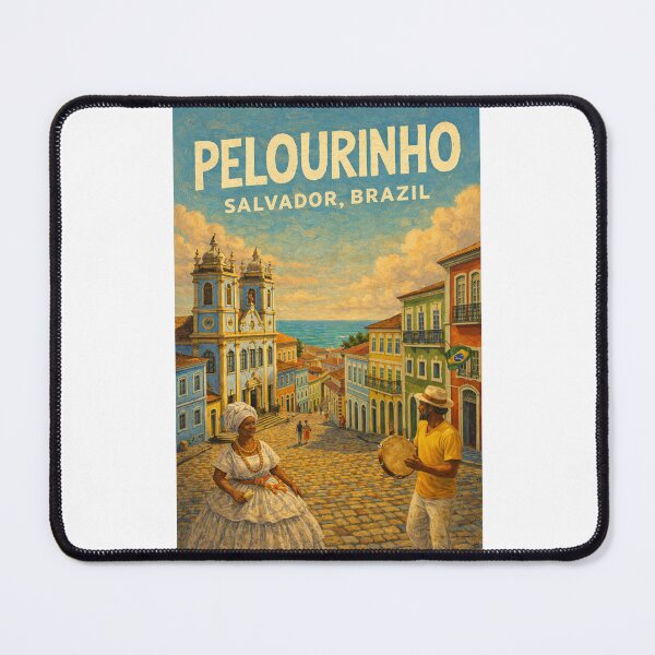 Item preview, Pelourinho Salvador – Colonial Streets of Historic Center in Bahia with Afro-Brazilian Heritage designed and sold by Places On Earth.