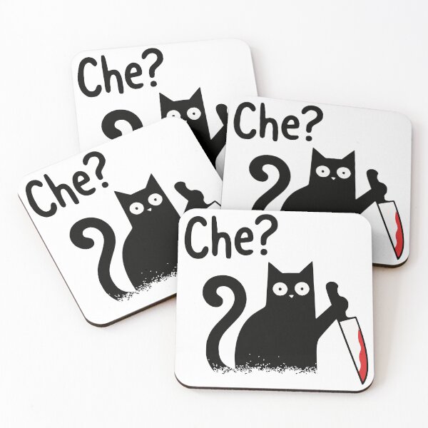 Item preview, Evil Cat with A Knife  designed and sold by emilydabblese.