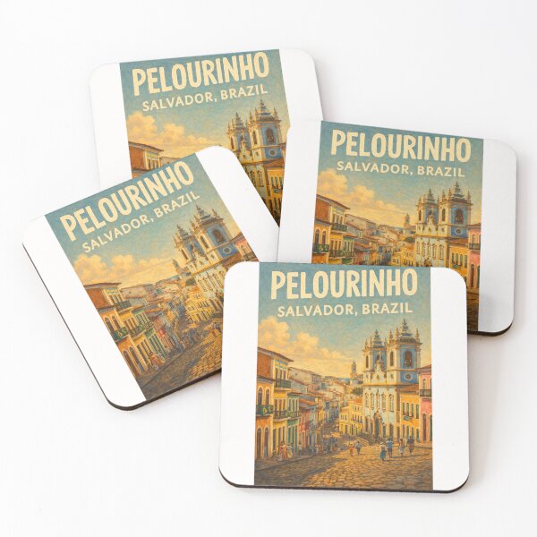 Item preview, Pelourinho Salvador Brazil – Colonial Baroque Streets of Centro Histórico with São Francisco Church designed and sold by Places On Earth.