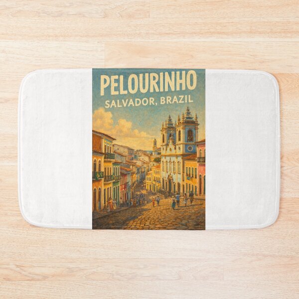 Item preview, Pelourinho Salvador Brazil – Colonial Baroque Streets of Centro Histórico with São Francisco Church designed and sold by Places On Earth.