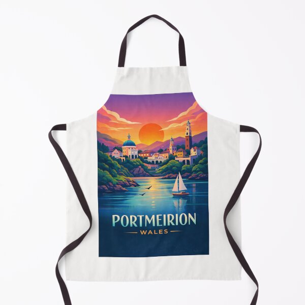 Item preview, Portmeirion Sunset View – Italianate Village in Gwynedd, North Wales Overlooking Dwyryd Estuary designed and sold by Places On Earth.