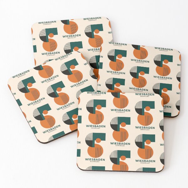 Item preview, Wiesbaden Germany – Bauhaus Geometric Design designed and sold by Thistle-TShop.