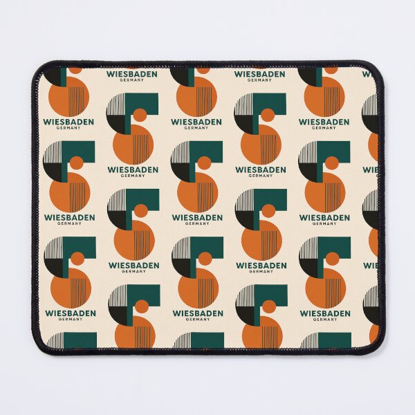 Item preview, Wiesbaden Germany – Bauhaus Geometric Design designed and sold by Thistle-TShop.