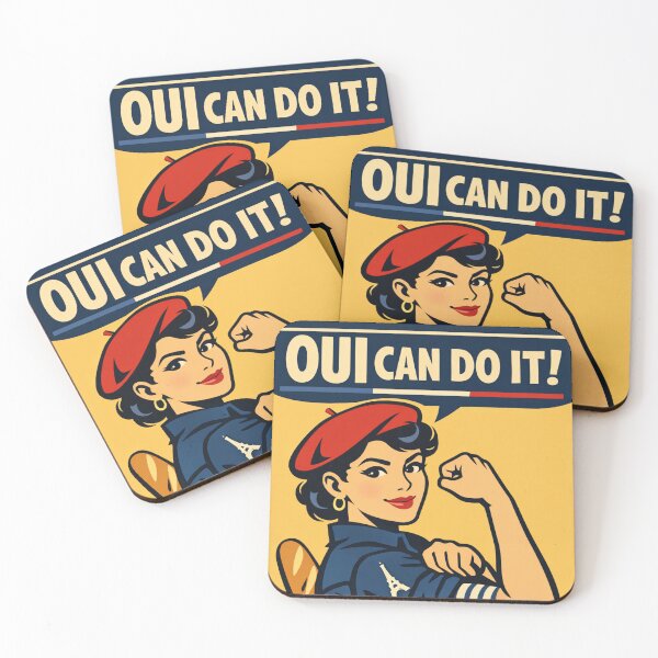 Item preview, OUI CAN DO IT! designed and sold by THEHOOTDesigns.