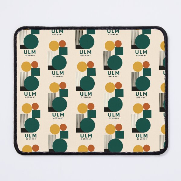Item preview, Ulm Germany – Bauhaus Geometric Design designed and sold by Thistle-TShop.
