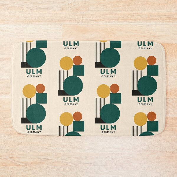 Item preview, Ulm Germany – Bauhaus Geometric Design designed and sold by Thistle-TShop.