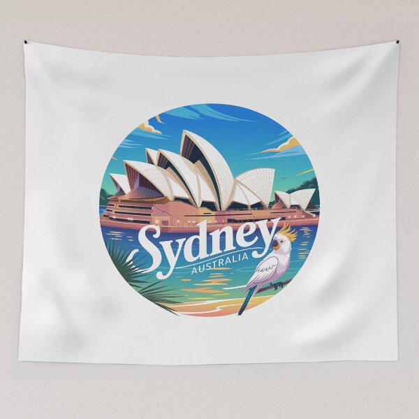 Item preview, Sydney Opera House - Australia Cockatoo Design designed and sold by CircinusStore.