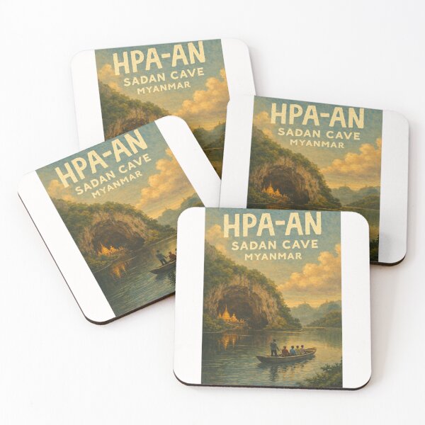 Item preview, Sadan Cave Reflections – Sacred Buddha Cave and Pagoda in Hpa-An, Kayin State, Myanmar designed and sold by Places On Earth.