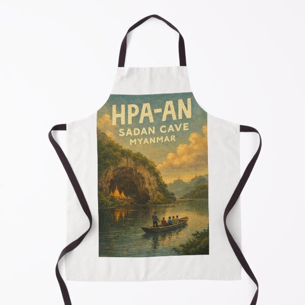 Item preview, Sadan Cave Reflections – Sacred Buddha Cave and Pagoda in Hpa-An, Kayin State, Myanmar designed and sold by Places On Earth.