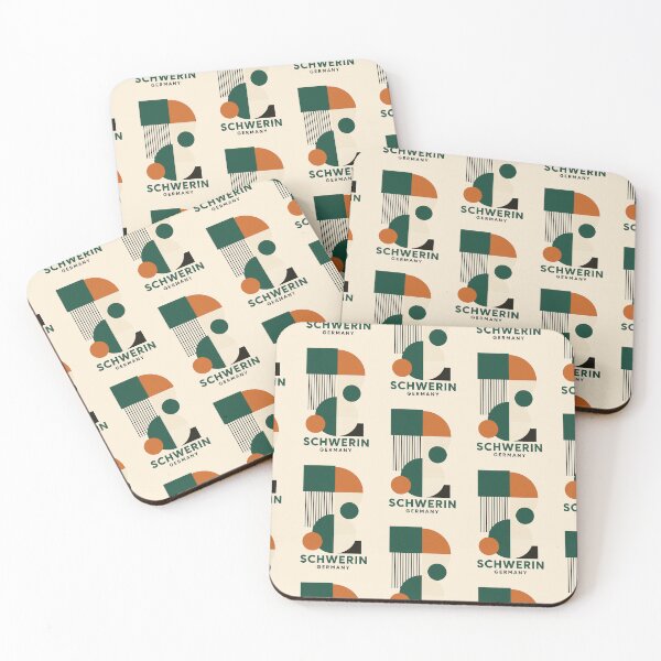 Item preview, Schwerin Germany – Bauhaus Geometric Design designed and sold by Thistle-TShop.