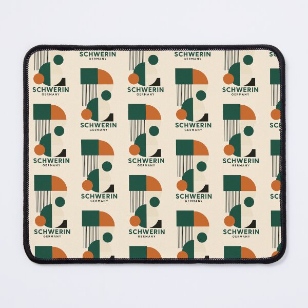 Item preview, Schwerin Germany – Bauhaus Geometric Design designed and sold by Thistle-TShop.