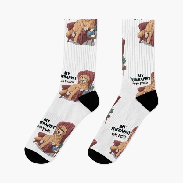 Item preview, My Therapist Has Paws  Funny Dog Lover Quote With Cute Pet Vibes designed and sold by Nzgiftsandmore.