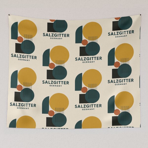 Item preview, Salzgitter Germany – Bauhaus Geometric Design designed and sold by Thistle-TShop.
