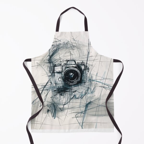 Item preview, Abstract Photographer Sketch designed and sold by SleekLineSketches.