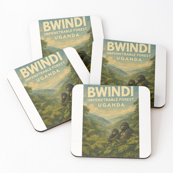 Item preview, Gorillas in Bwindi – Lush Jungle Canopy of Bwindi Impenetrable Forest, Kanungu District, Uganda designed and sold by Places On Earth.