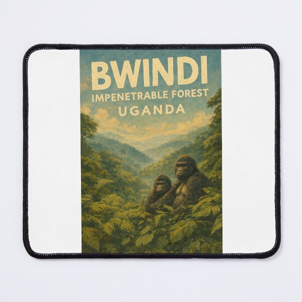 Item preview, Gorillas in Bwindi – Lush Jungle Canopy of Bwindi Impenetrable Forest, Kanungu District, Uganda designed and sold by Places On Earth.