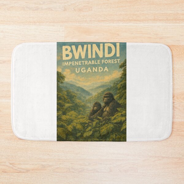 Item preview, Gorillas in Bwindi – Lush Jungle Canopy of Bwindi Impenetrable Forest, Kanungu District, Uganda designed and sold by Places On Earth.