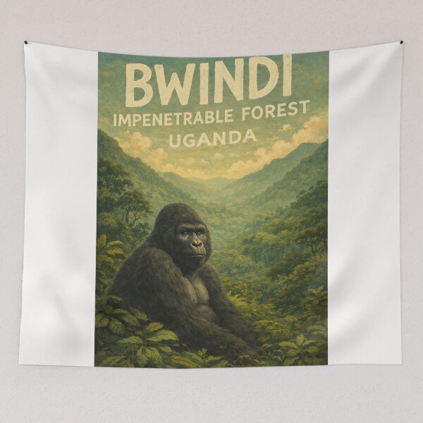 Item preview, Solitary Giant of Bwindi – Gorilla Among the Highlands in Uganda’s Impenetrable Rainforest designed and sold by Places On Earth.