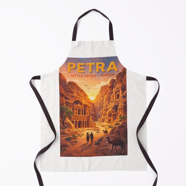 Item preview, Little Petra’s Rock-Cut Monuments at Sunset in Siq al-Barid, Ma'an Governorate, Jordan designed and sold by Places On Earth.