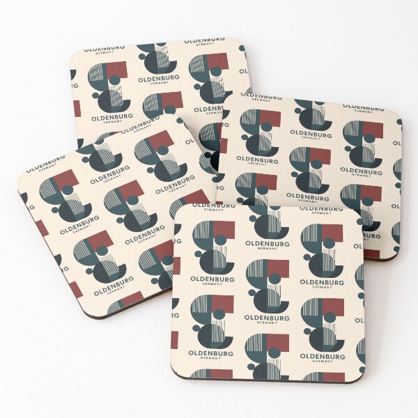 Item preview, Oldenburg Germany – Bauhaus Geometric Design designed and sold by Thistle-TShop.