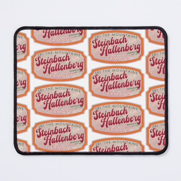 Item preview, Steinbach-Hallenberg, Germany, Thüringen, Ski, textured skiing badge designed and sold by Wanderful-roads.