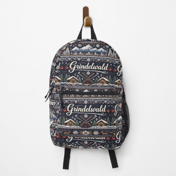 Item preview, Grindelwald Switzerland winter holiday in a knit pattern look designed and sold by Mauswohn.