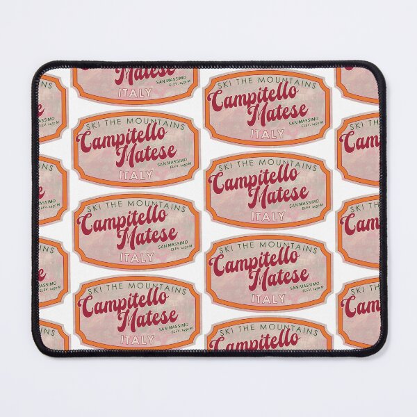 Item preview, Campitello Matese, Italy, San Massimo, Ski, textured skiing badge designed and sold by Wanderful-roads.
