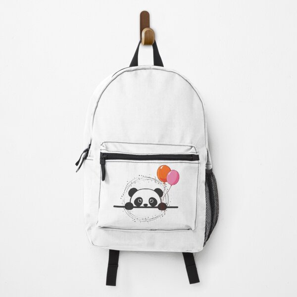 Item preview, Peekaboo Panda with Balloon - Cute Kawaii Aesthetic designed and sold by VelaStudioCo.