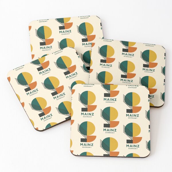 Item preview, Mainz Germany – Bauhaus Geometric Design designed and sold by Thistle-TShop.