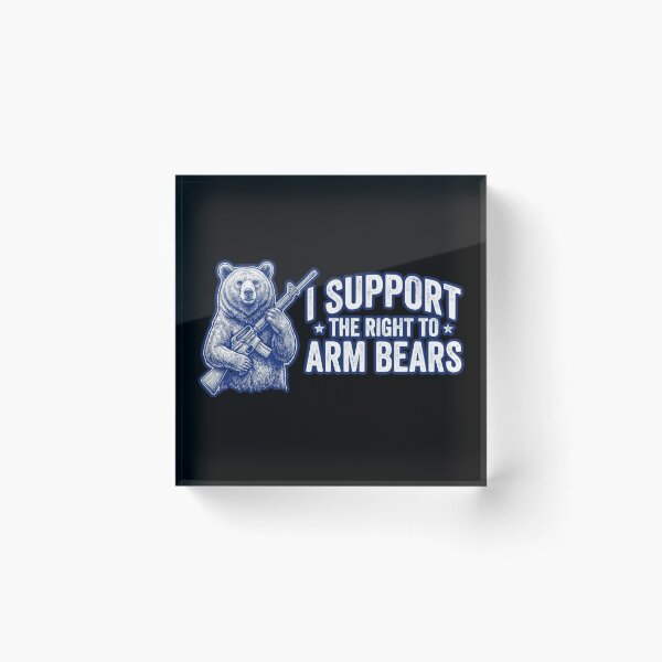 Item preview, I Support The Right to Arm Bears designed and sold by sollunadesignns.