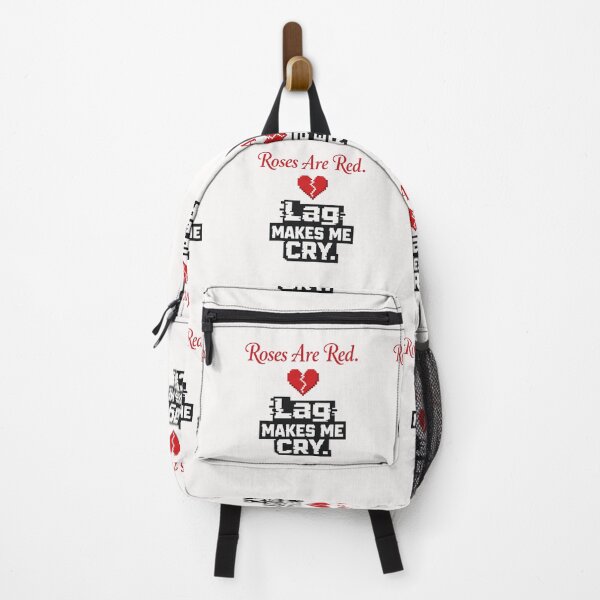 Item preview, Roses Are Red Lag Makes Me Cry Funny Gamer designed and sold by Pawsome Quotes.