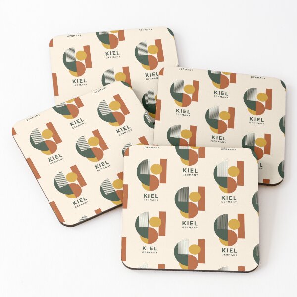 Item preview, Kiel Germany – Bauhaus Geometric Design designed and sold by Thistle-TShop.