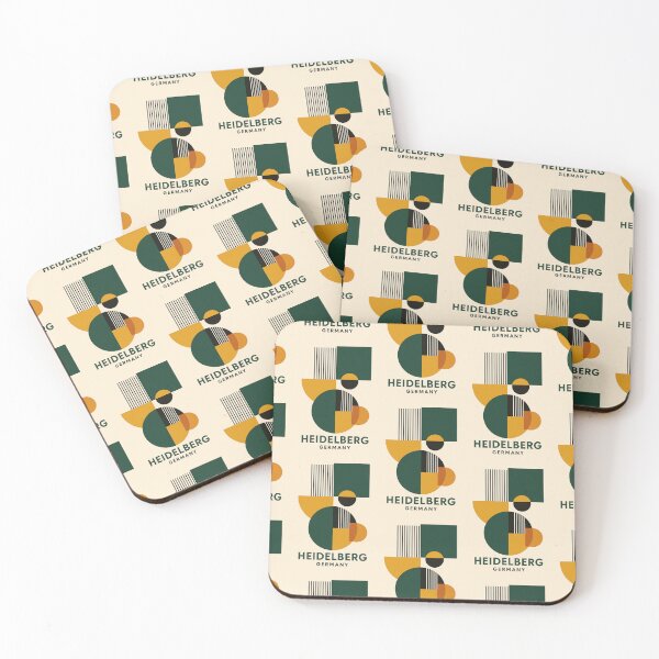Item preview, Heidelberg Germany – Bauhaus Geometric Design designed and sold by Thistle-TShop.