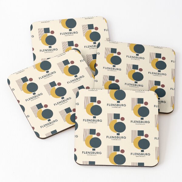 Item preview, Flensburg Germany – Bauhaus Geometric Design designed and sold by Thistle-TShop.